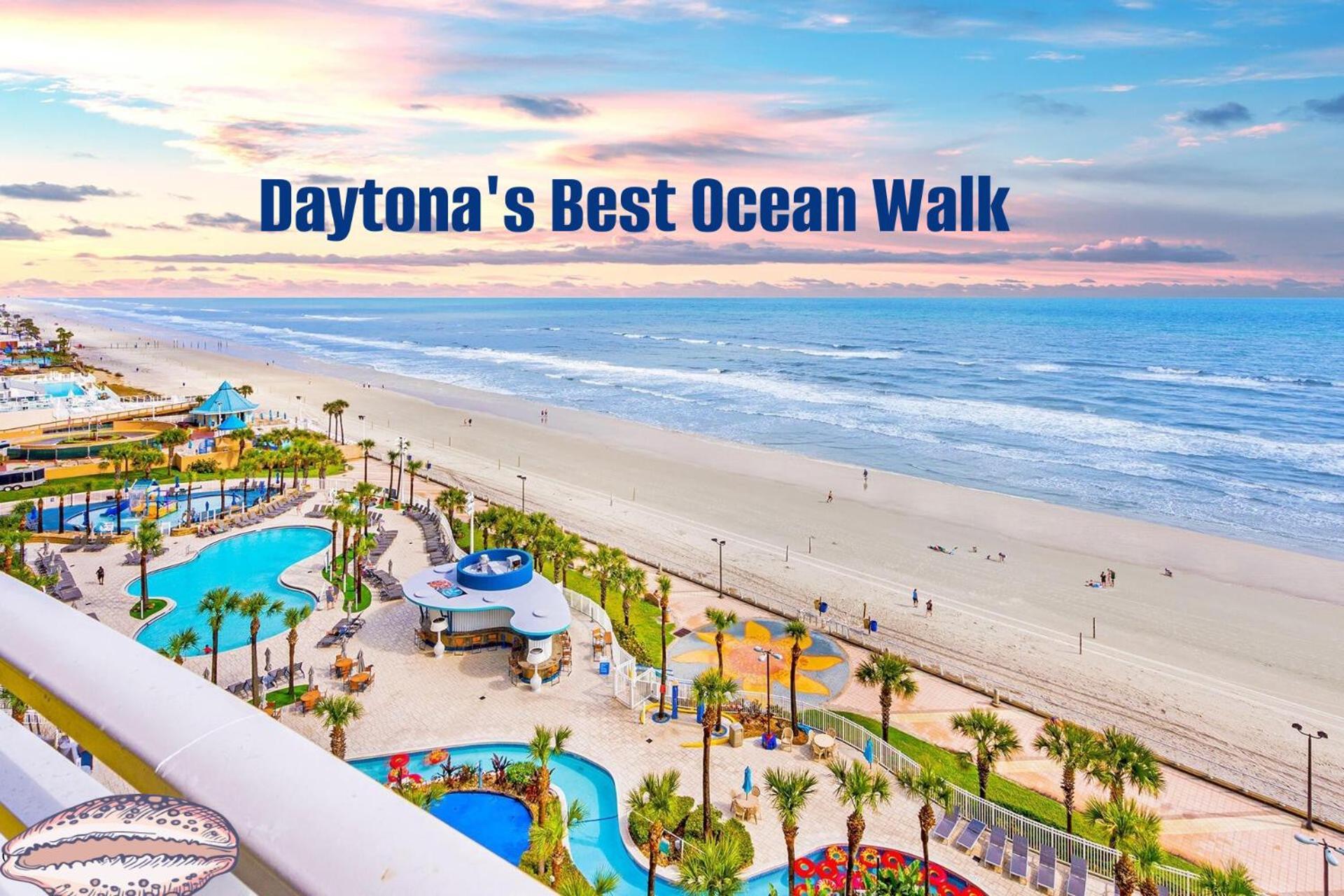 16Th Floor 1 Bedroom Resort Condo Direct Oceanfront Wyndham Ocean Walk Resort Daytona Beach 1605 Kültér fotó