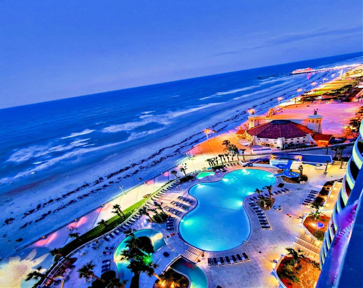 16Th Floor 1 Bedroom Resort Condo Direct Oceanfront Wyndham Ocean Walk Resort Daytona Beach 1605 Kültér fotó