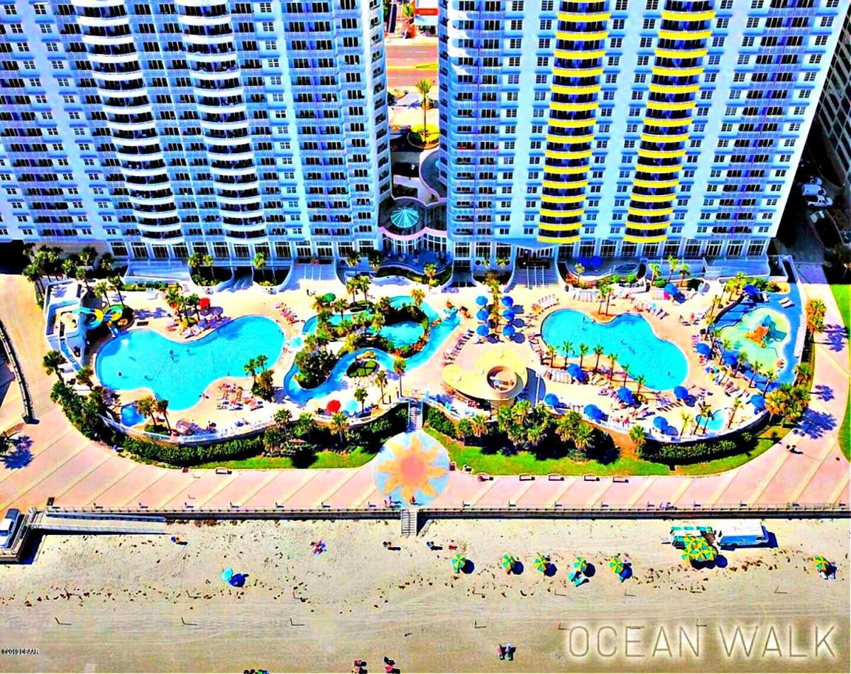 16Th Floor 1 Bedroom Resort Condo Direct Oceanfront Wyndham Ocean Walk Resort Daytona Beach 1605 Kültér fotó