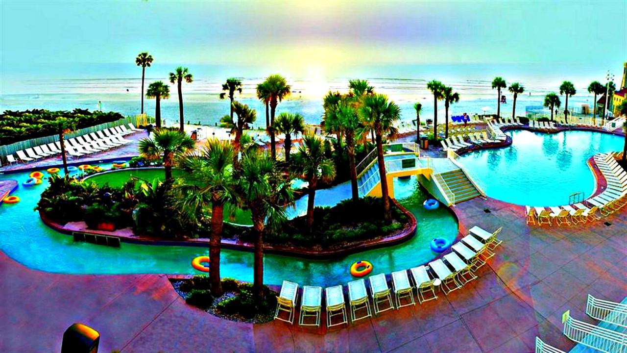 16Th Floor 1 Bedroom Resort Condo Direct Oceanfront Wyndham Ocean Walk Resort Daytona Beach 1605 Kültér fotó