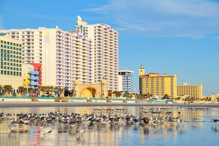 16Th Floor 1 Bedroom Resort Condo Direct Oceanfront Wyndham Ocean Walk Resort Daytona Beach 1605 Kültér fotó